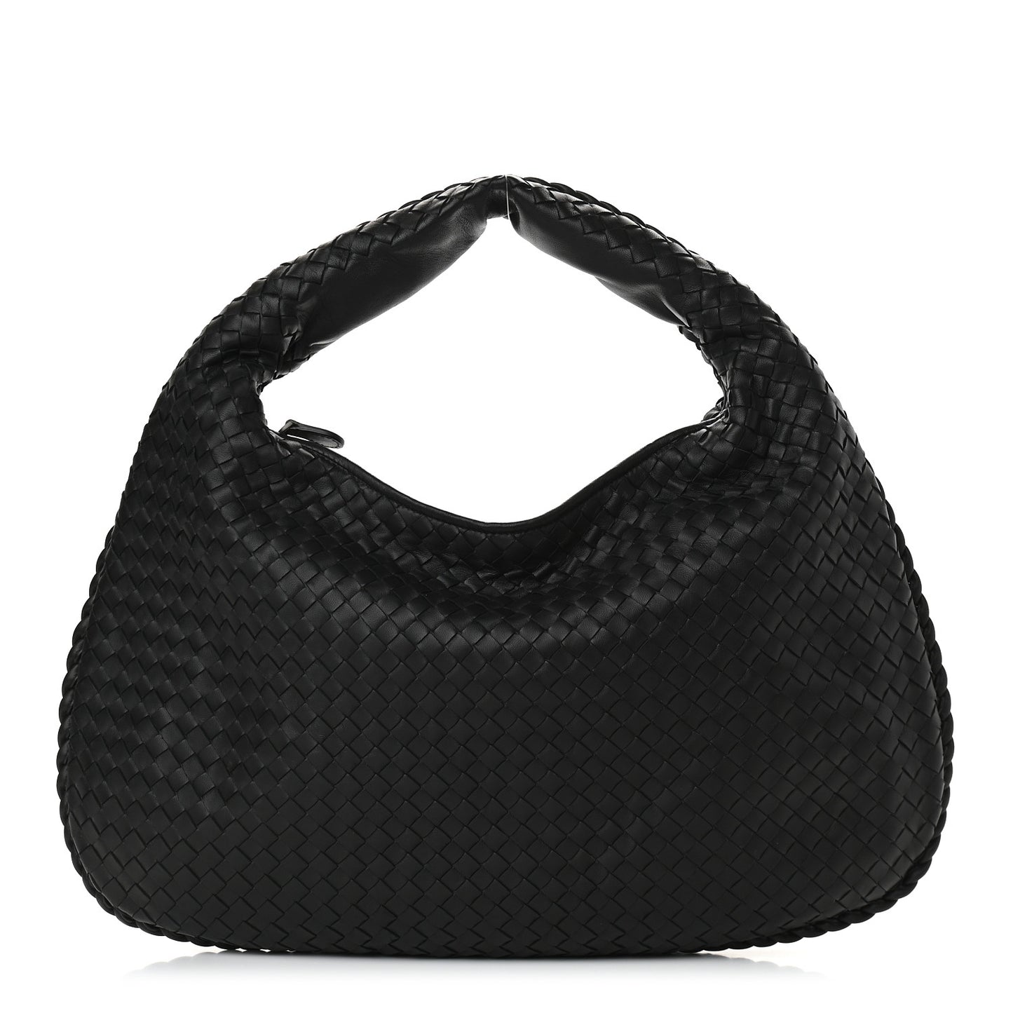 Nappa Intrecciato Large Veneta Hobo Black