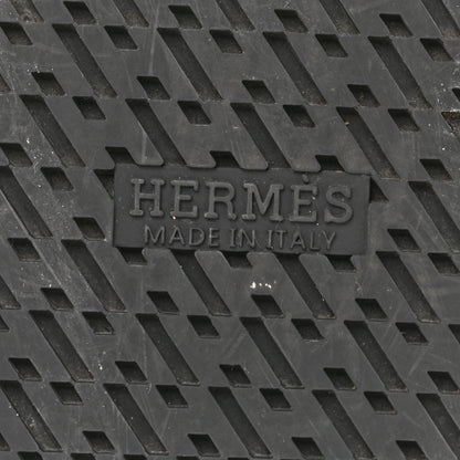Hermes Suede Calfskin Go Mules 40 Black 8 of 14