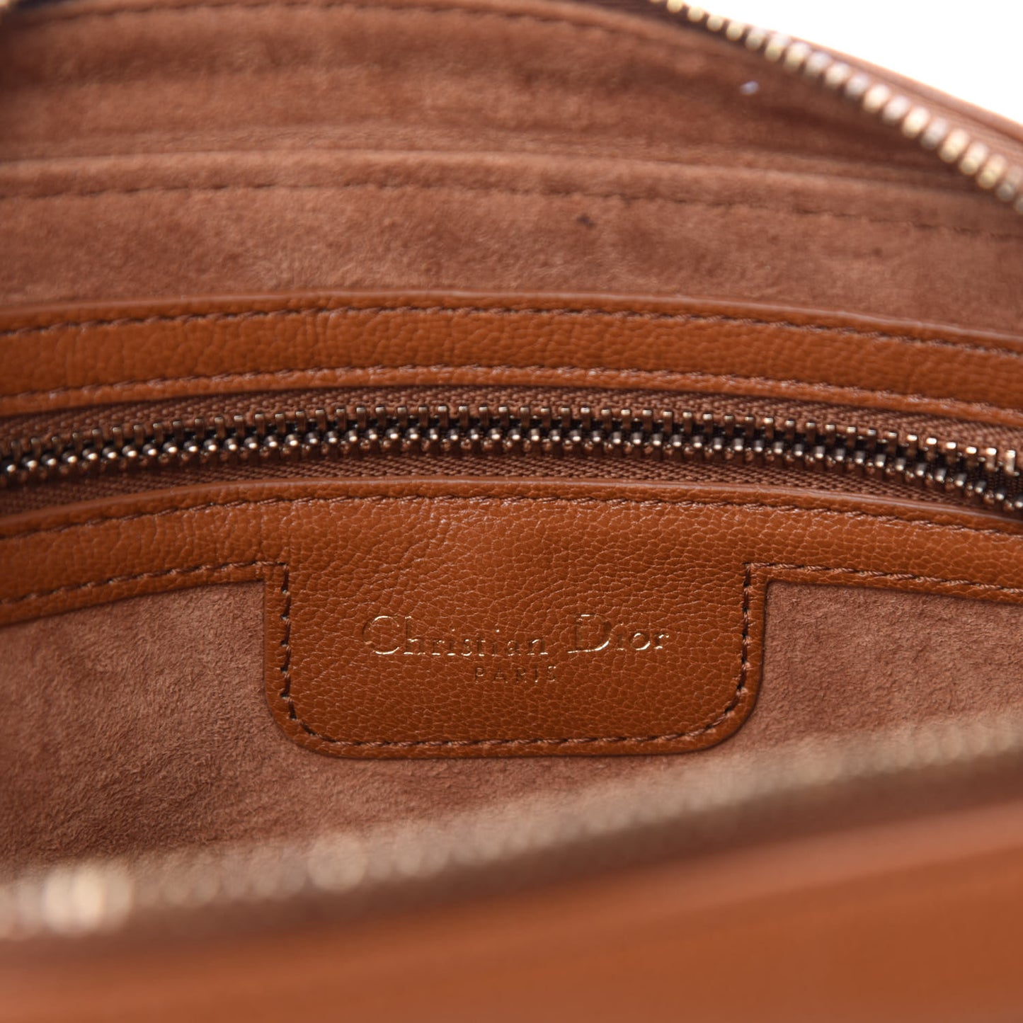 Goatskin Double Saddle Pouch Tan