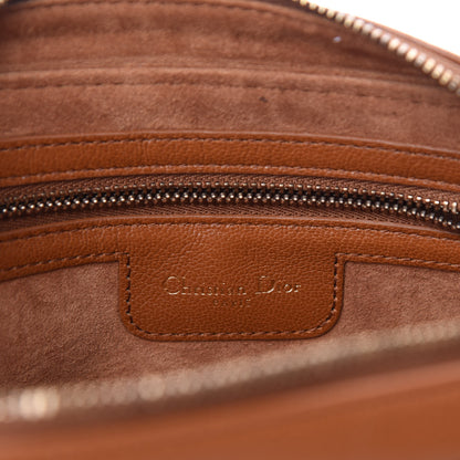 Christian Dior Goatskin Double Saddle Pouch Tan 8 of 10