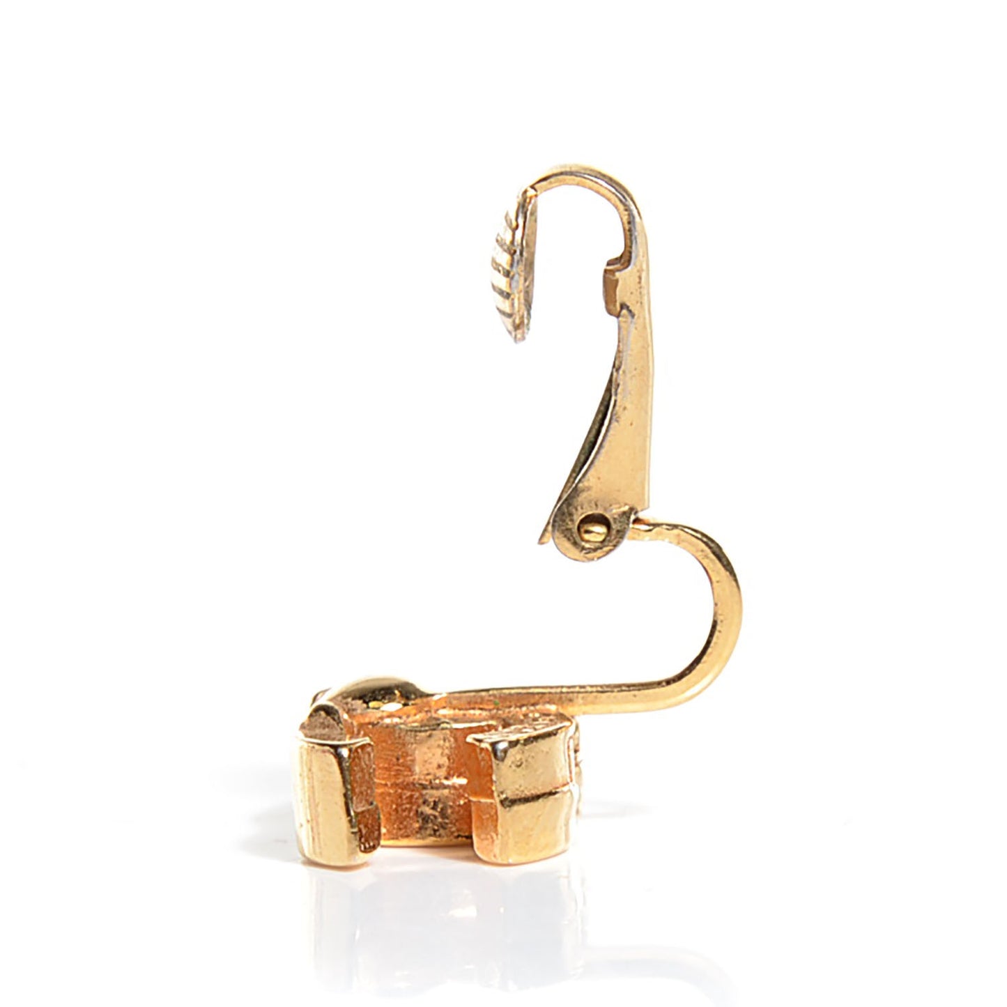 CC Clip On Earrings Gold