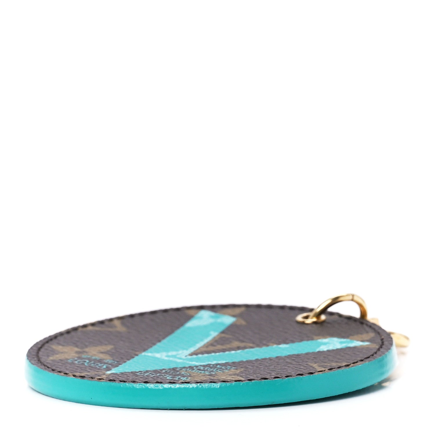 Louis Vuitton Monogram Illustre V Bag Charm Key Ring 7 of 9
