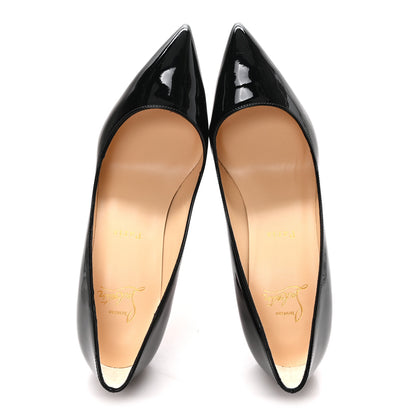 Christian Louboutin Patent Pigalle Follies 85 Pumps 37.5 Black 2 of 10