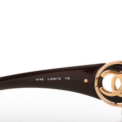Chanel CC Sunglasses 4145 Brown 4 of 4