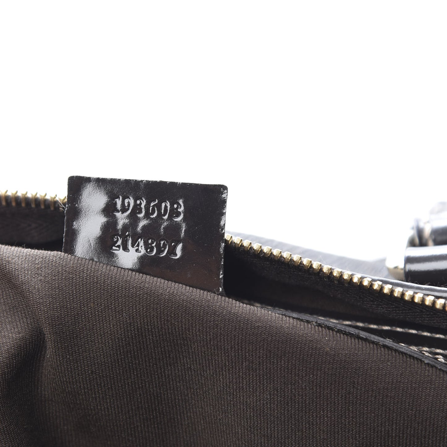 GG Supreme Monogram Medium Boston Dark Brown