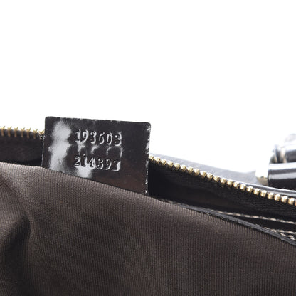 Gucci GG Supreme Monogram Medium Boston Dark Brown 7 of 11