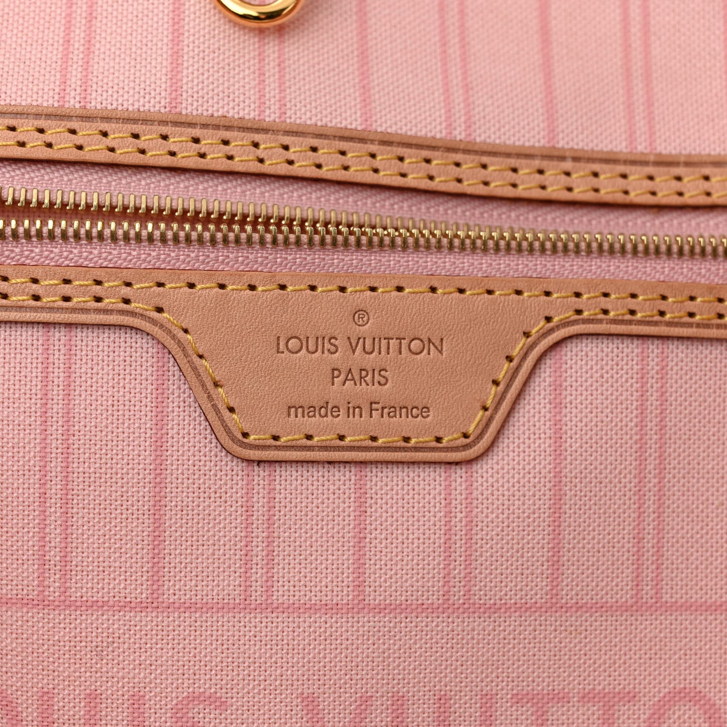 Damier Azur Neo Neverfull MM Rose Ballerine