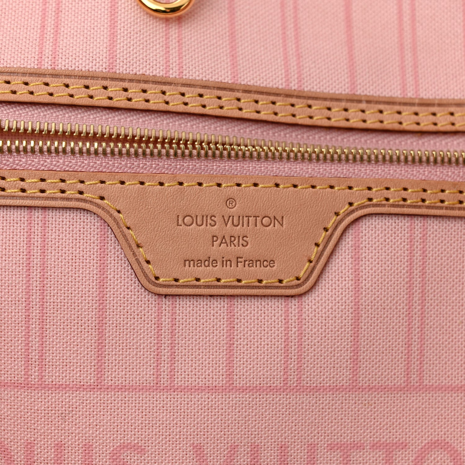 Louis Vuitton Damier Azur Neo Neverfull MM Rose Ballerine 6 of 10