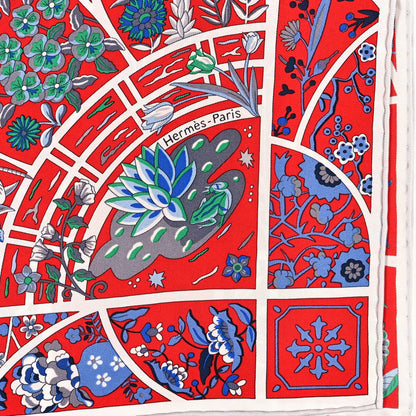 Hermes Silk Fleurs De Giverny Scarf 90 2 of 3
