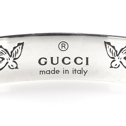 Gucci Sterling Silver Blind for Love Cuff Bracelet 5 of 5