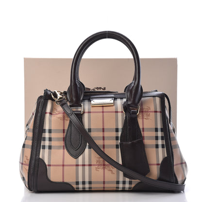 Burberry Haymarket Check Small Gladstone Chocolate 20 of 20