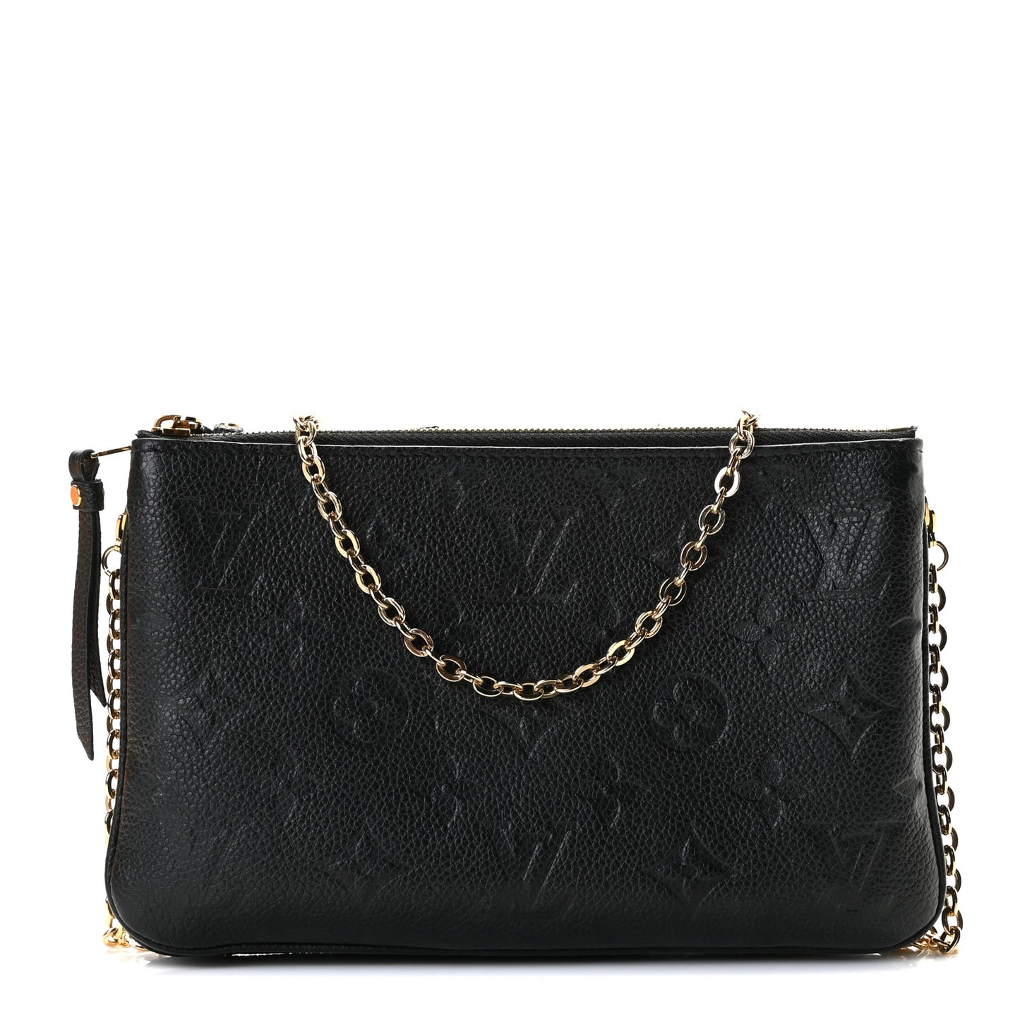 Empreinte Double Zip Pochette Black