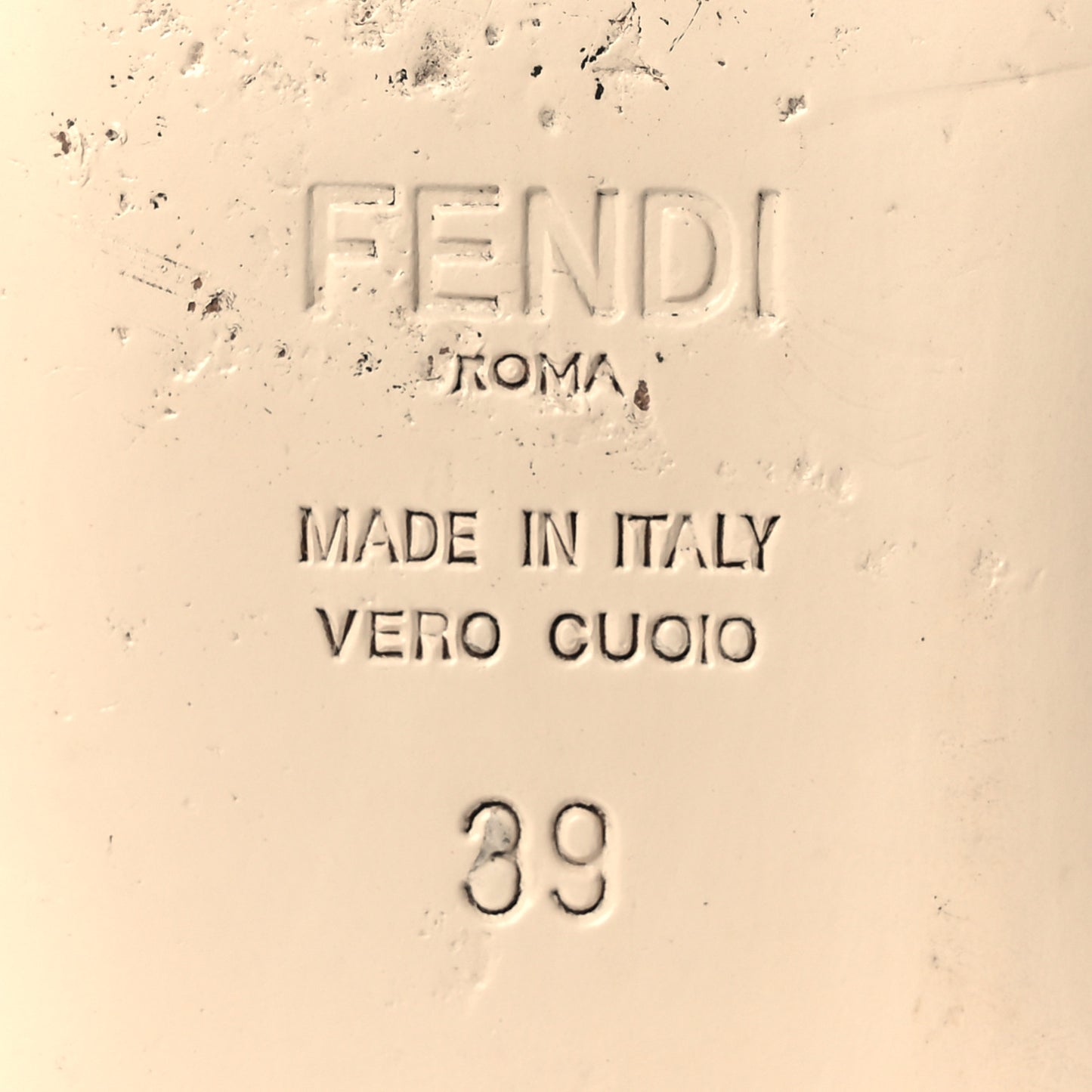 Vitello FF Embossed Buckle Flat Mules 39 Maya Black