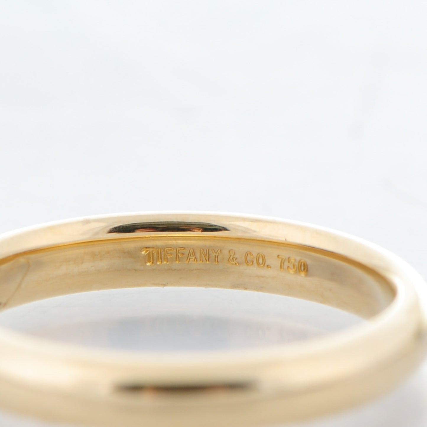 18k Yellow Gold Lucida Wedding Band Ring 50 5.5