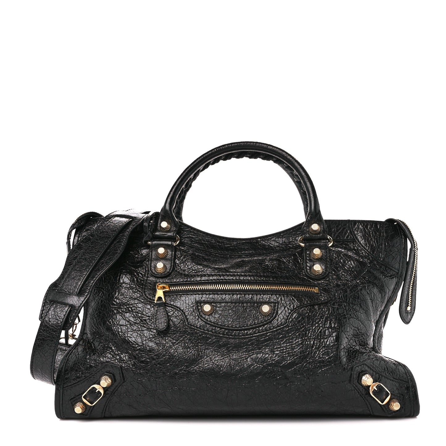 Agneau Giant 12 Gold Hardware City Black