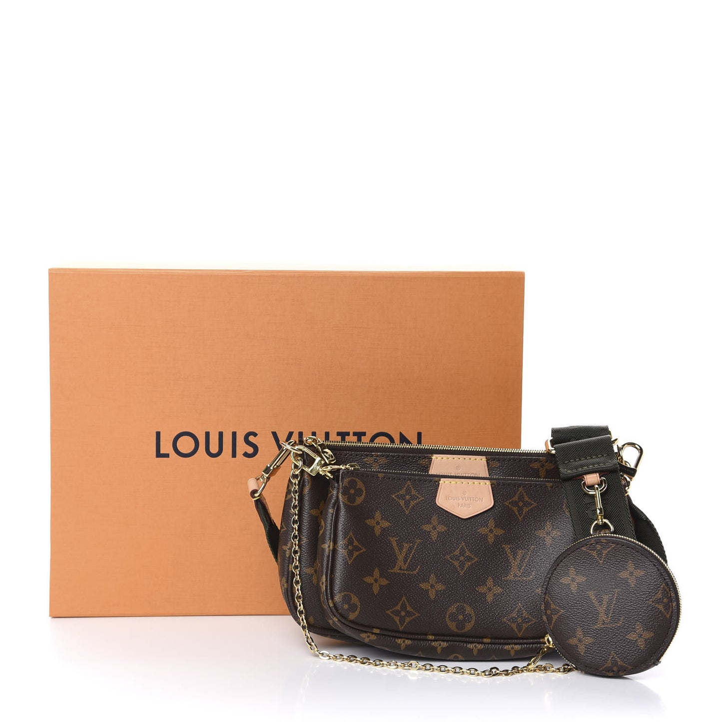 Monogram Multi Pochette Accessories Kaki