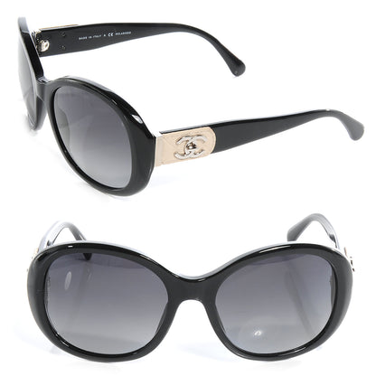 Chanel Acetate CC Turnlock Sunglasses 5235-Q Black Beige 1 of 6