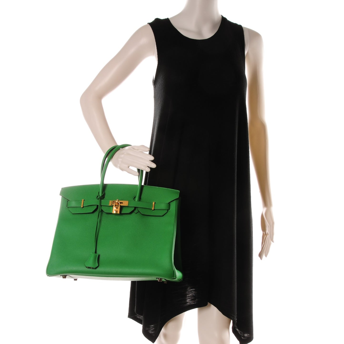 Epsom Birkin 35 Bambou
