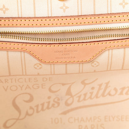Louis Vuitton Damier Azur Neverfull MM 5 of 9