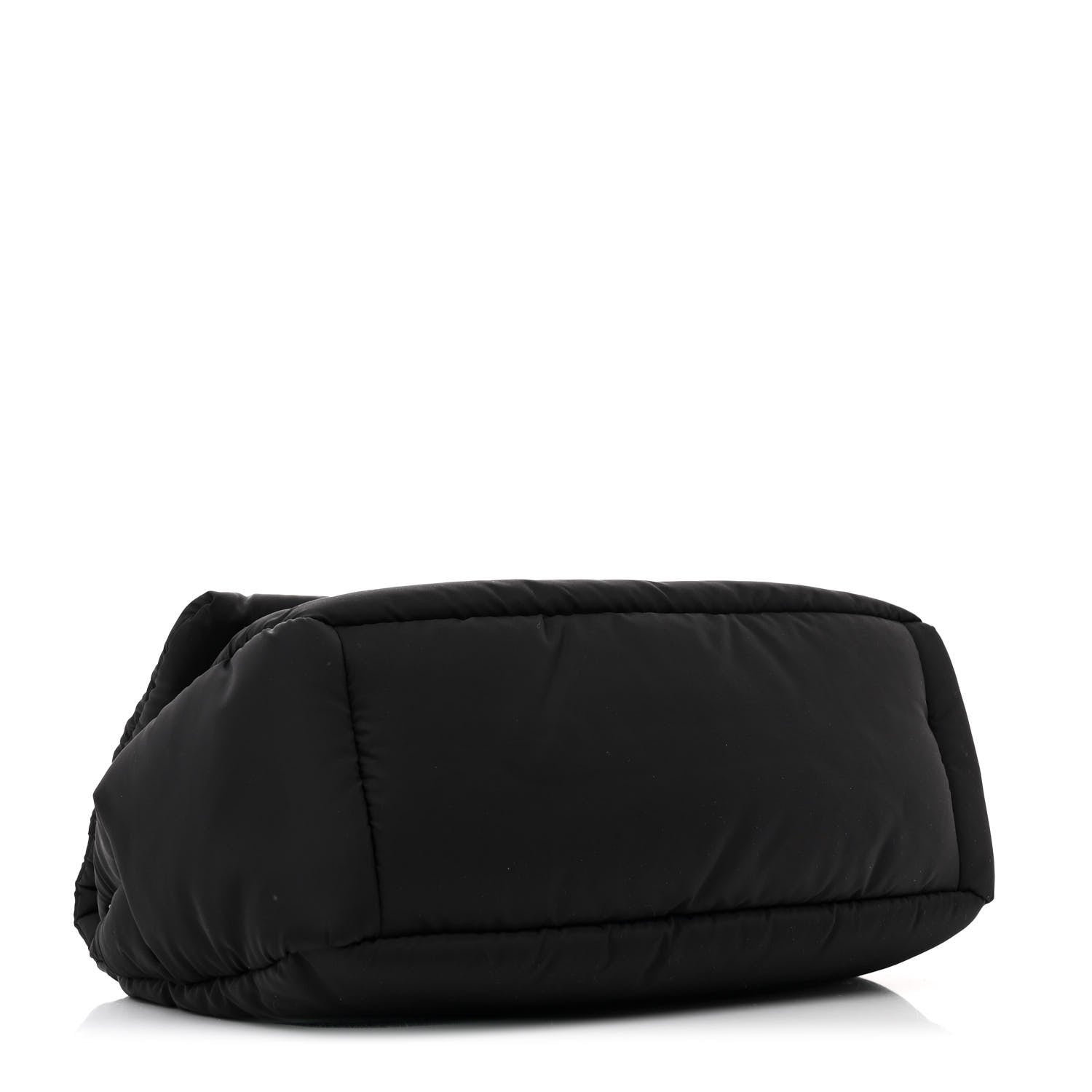 Balenciaga Nylon Mini Monaco Chain Shoulder Bag Black 4 of 11