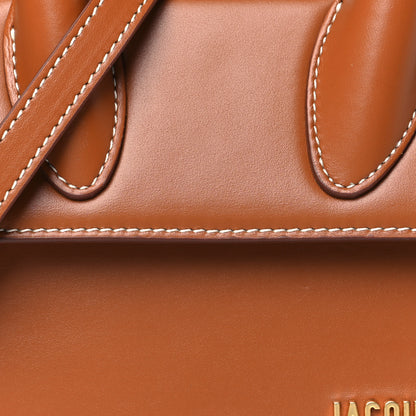 Jacquemus Smooth Calfskin Le Chiquito Moyen Light Brown 7 of 9