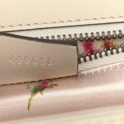 Gucci Calfskin Plexiglass Medium Classic 2 Top Handle Bag White 7 of 14