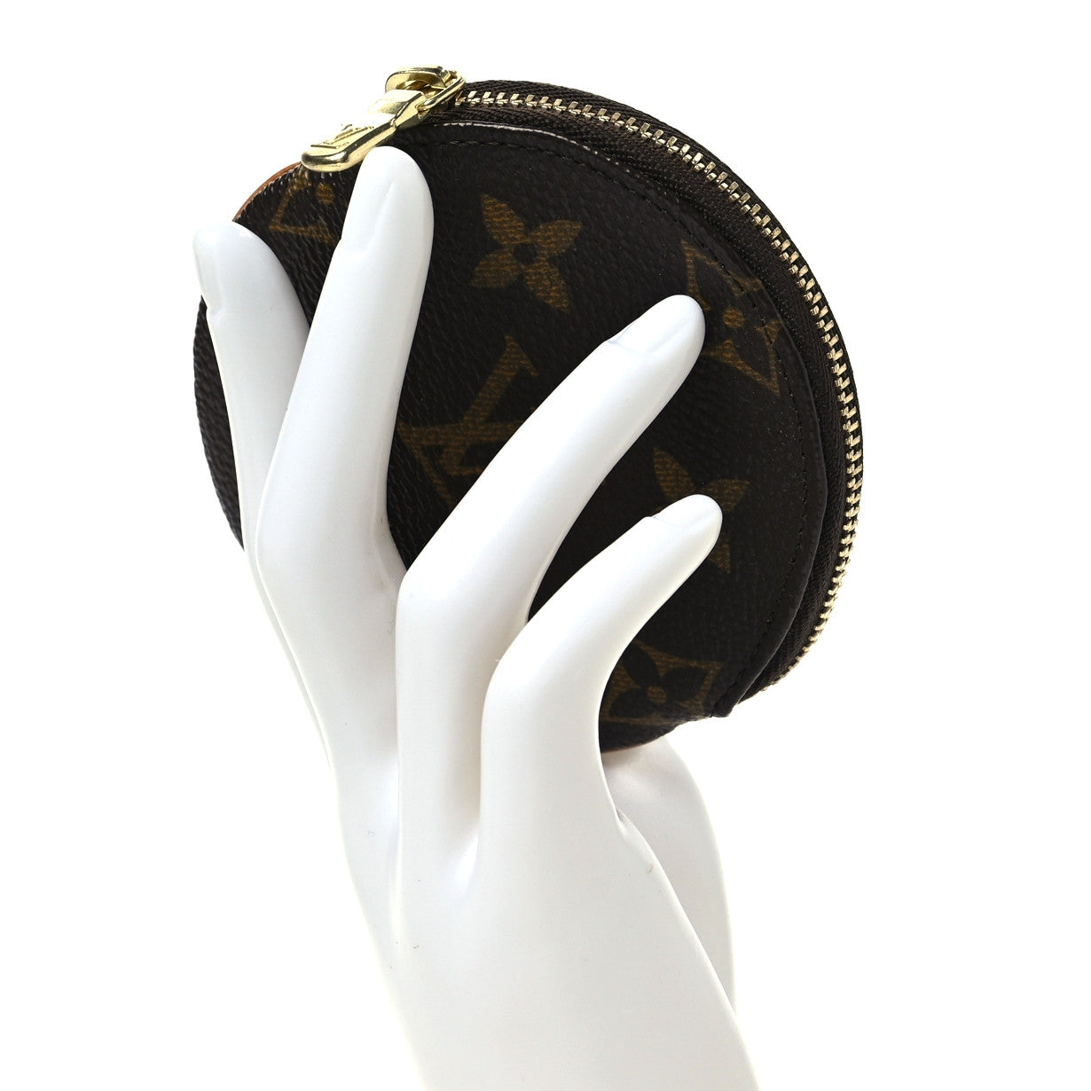 Monogram Round Coin Purse