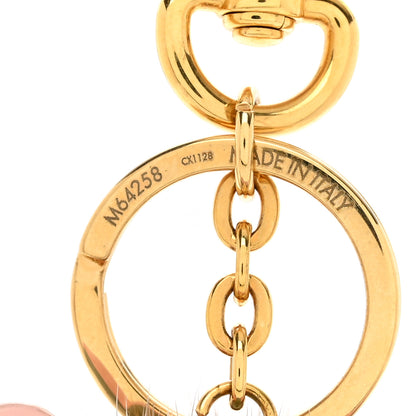 Louis Vuitton Calfskin Mink Fur Wild Koala Bag Charm Key Holder Rose Clair 3 of 3