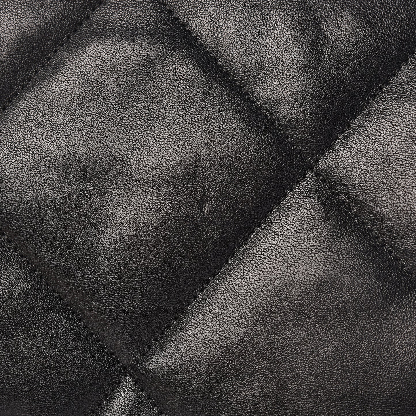 Goatskin Quilted Maxi 19 Flap Black
