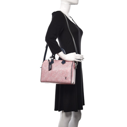 Louis Vuitton Epi Speedy Bandouliere 25 Denim Red 2 of 11