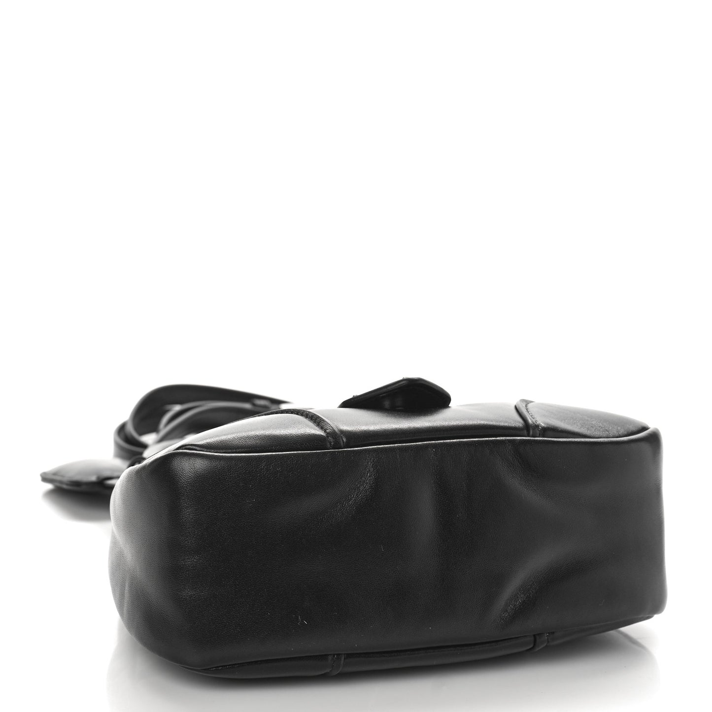 Nappa Soft Padded Re-Edition 2002 Moon Bag Black