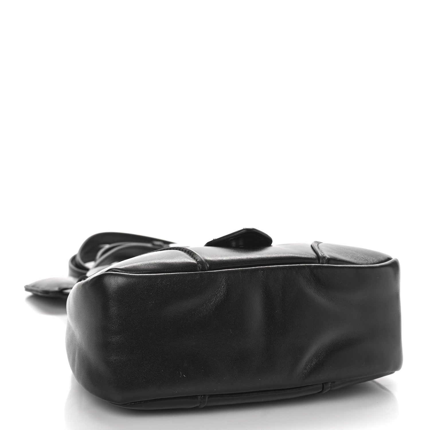 Prada Nappa Soft Padded Re-Edition 2002 Moon Bag Black 4 of 9