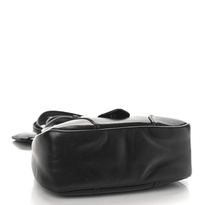 Prada Nappa Soft Padded Re-Edition 2002 Moon Bag Black 4 of 9