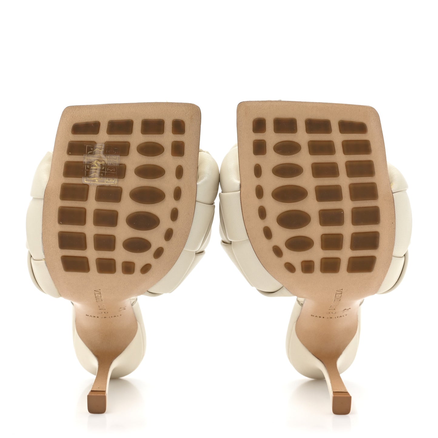 Nappa Maxi Intrecciato Lido 90mm Mule Sandals 36 Wax