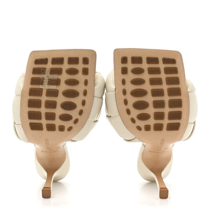 Bottega Veneta Nappa Maxi Intrecciato Lido 90mm Mule Sandals 36 Wax 4 of 7