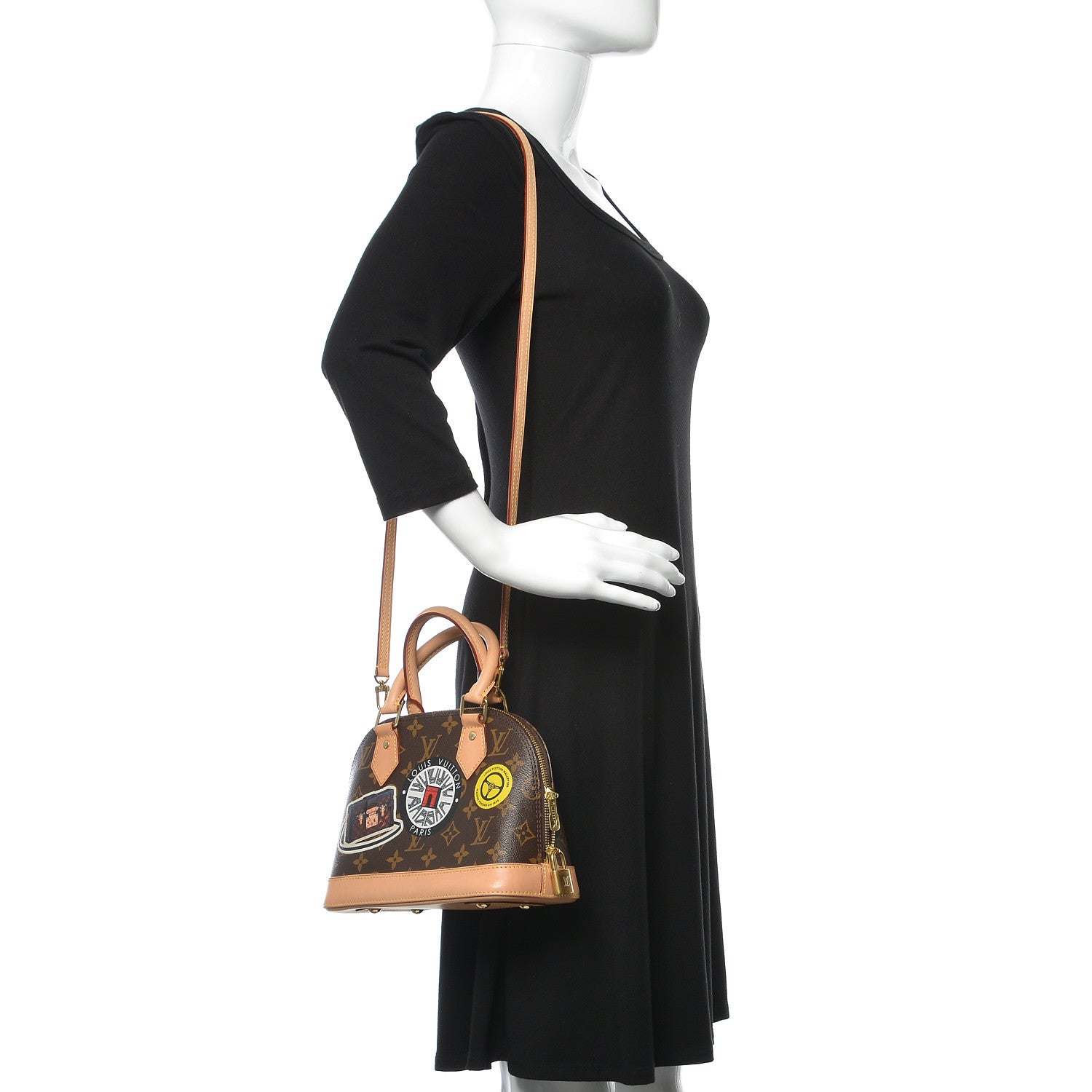 Louis Vuitton Monogram World Tour Alma BB 2 of 12