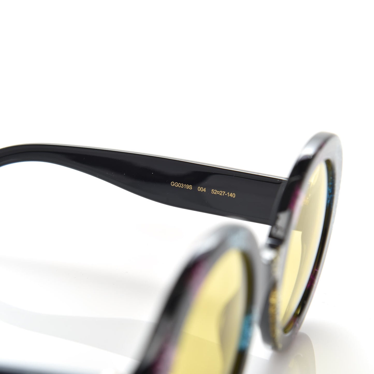 Acetate Round Glitter GG0319S Sunglasses Rainbow