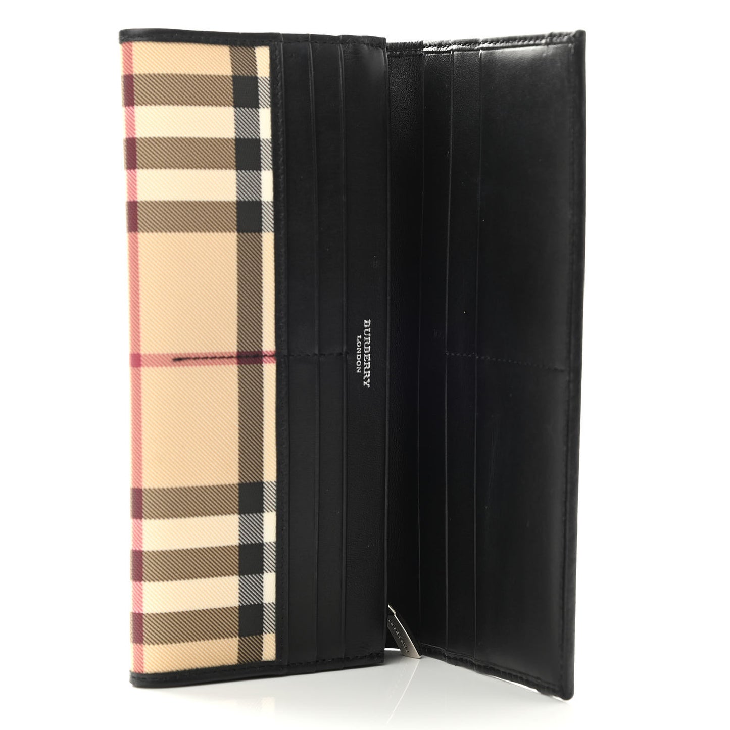 Nova Check Continental Wallet Black