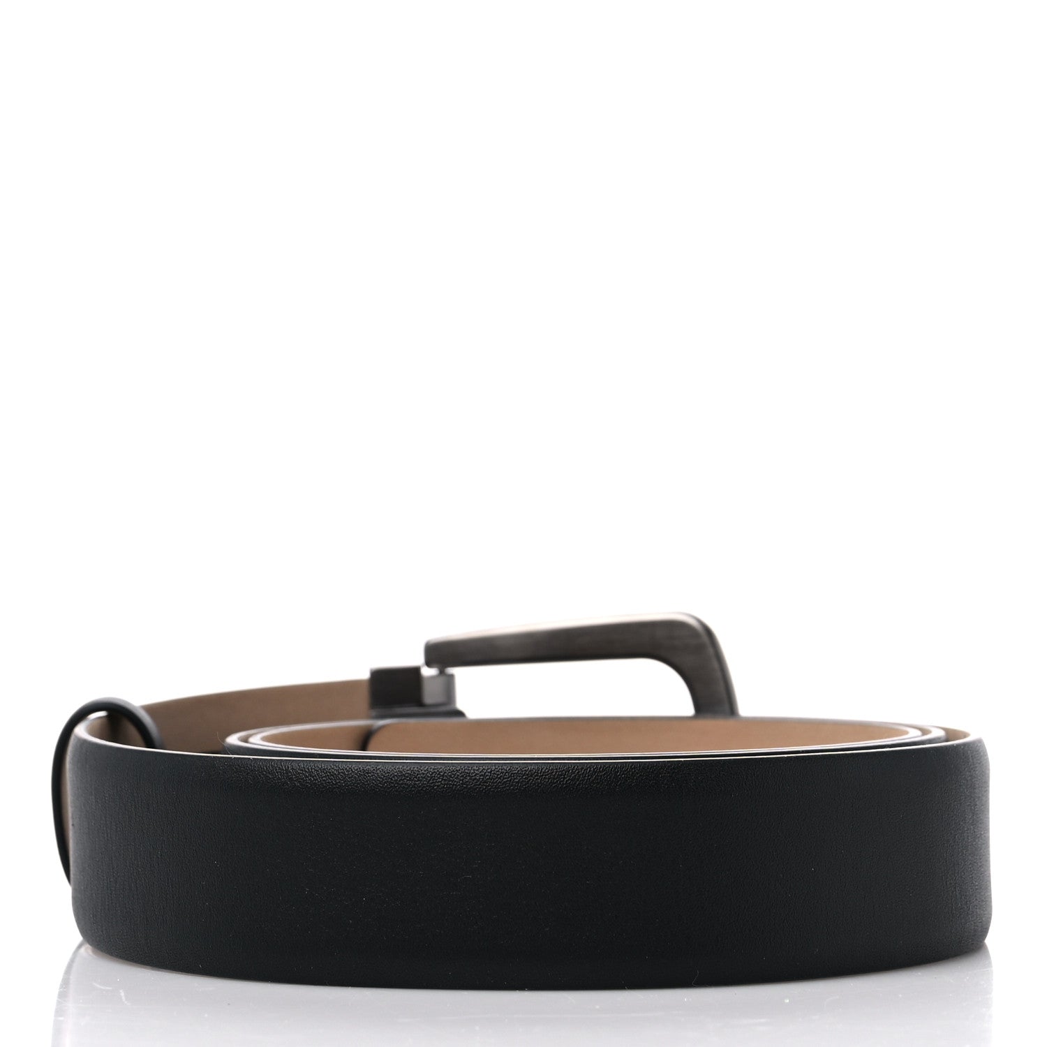 Chanel Calfskin Belt 95 38 Black 2 of 7