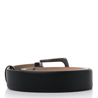 Chanel Calfskin Belt 95 38 Black 2 of 7