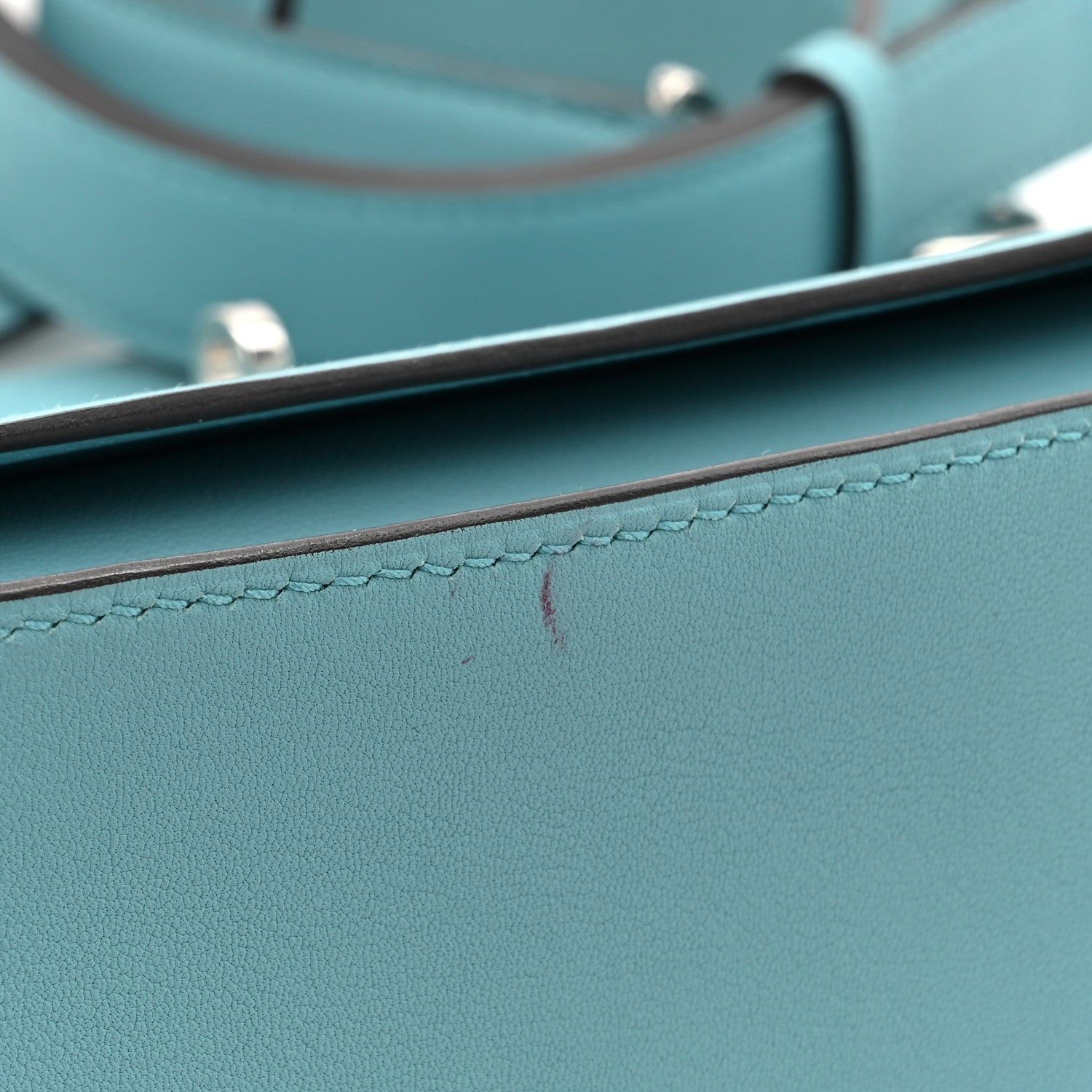 Hermes Swift Jypsiere 28 Bleu Saint Cyr 11 of 14