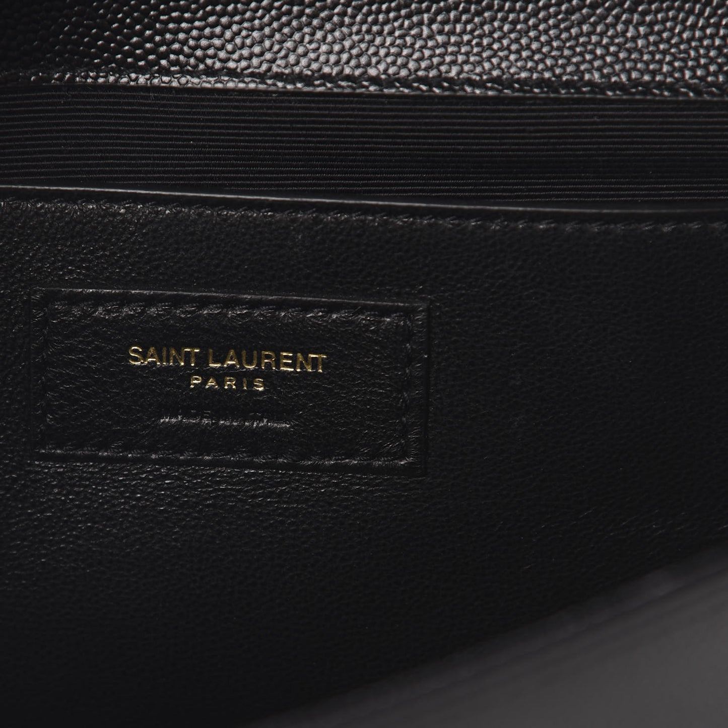 Grain De Poudre Monogram Cassandre Clutch Black