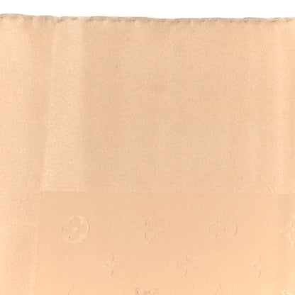 Louis Vuitton Silk Monogram Monaco Square Scarf Beige 4 of 4