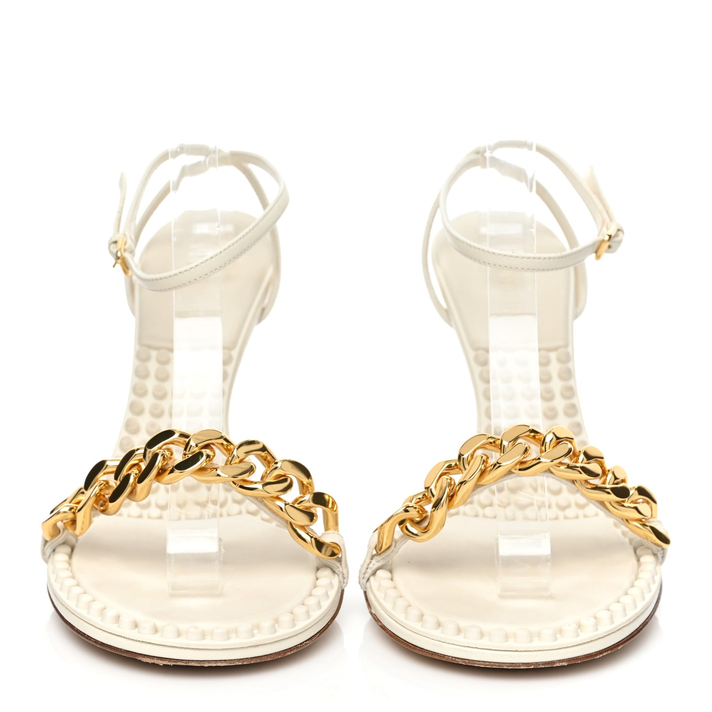 Lambskin Dot 90mm Sandals 40 String