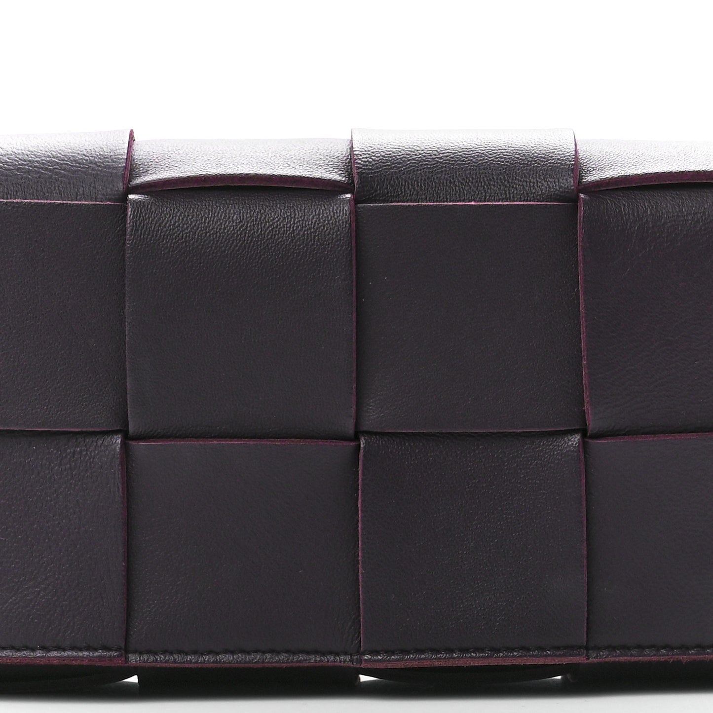 Nappa Maxi Intreccio The Belt Cassette Bag Grape