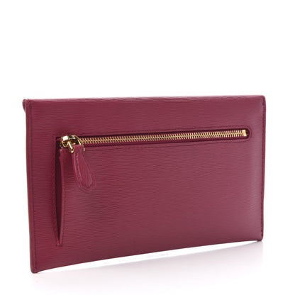 Prada Vitello Move Envelope Wallet Ibisco 3 of 8