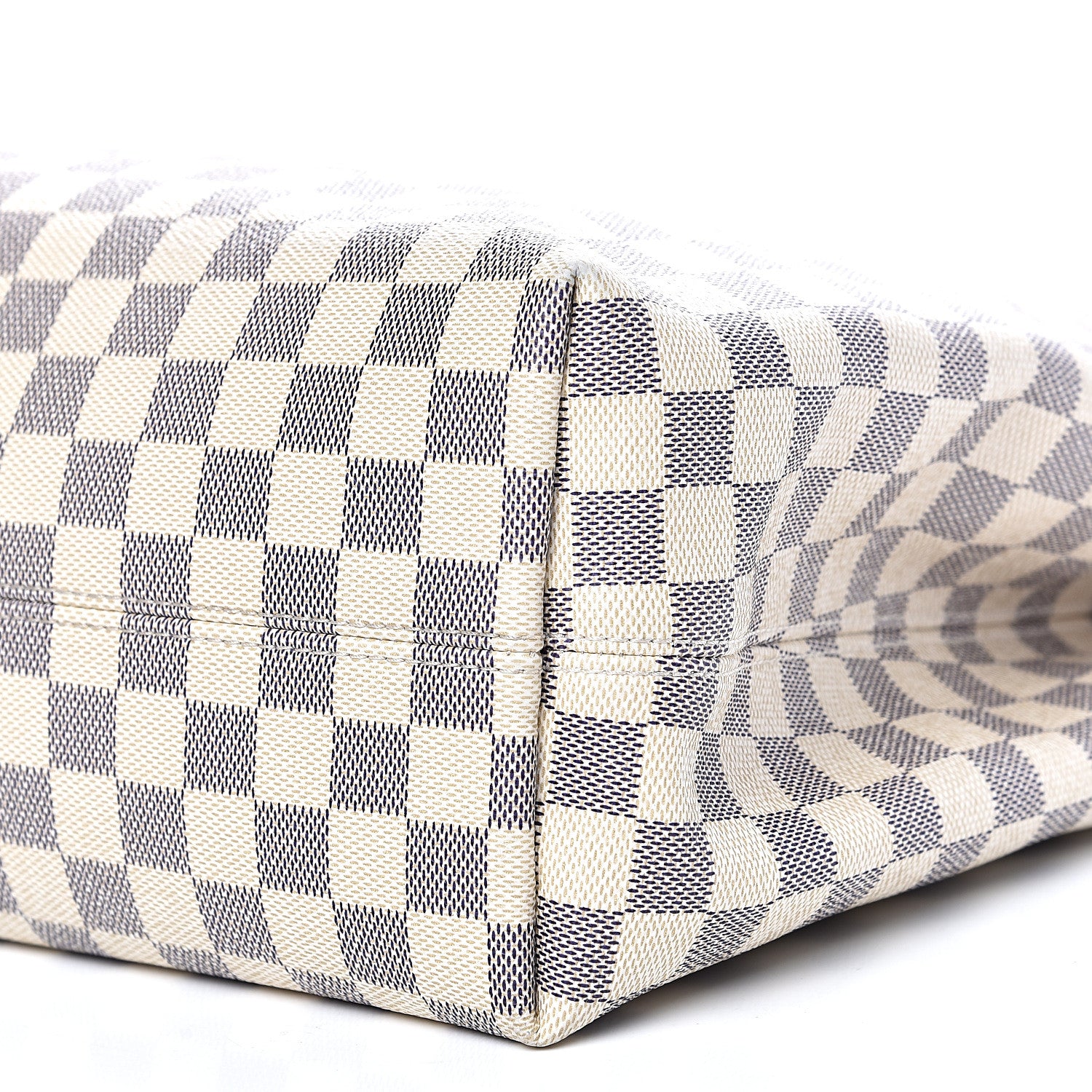 Louis Vuitton Damier Azur Graceful MM Rose Ballerine 9 of 15