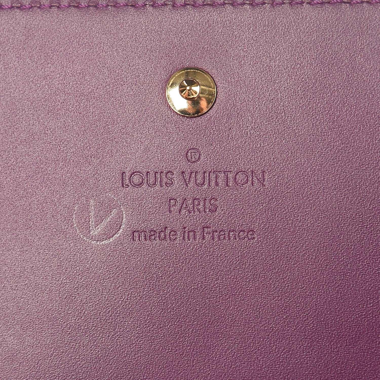 Louis Vuitton Vernis Chaine Wallet Amethyste 7 of 9