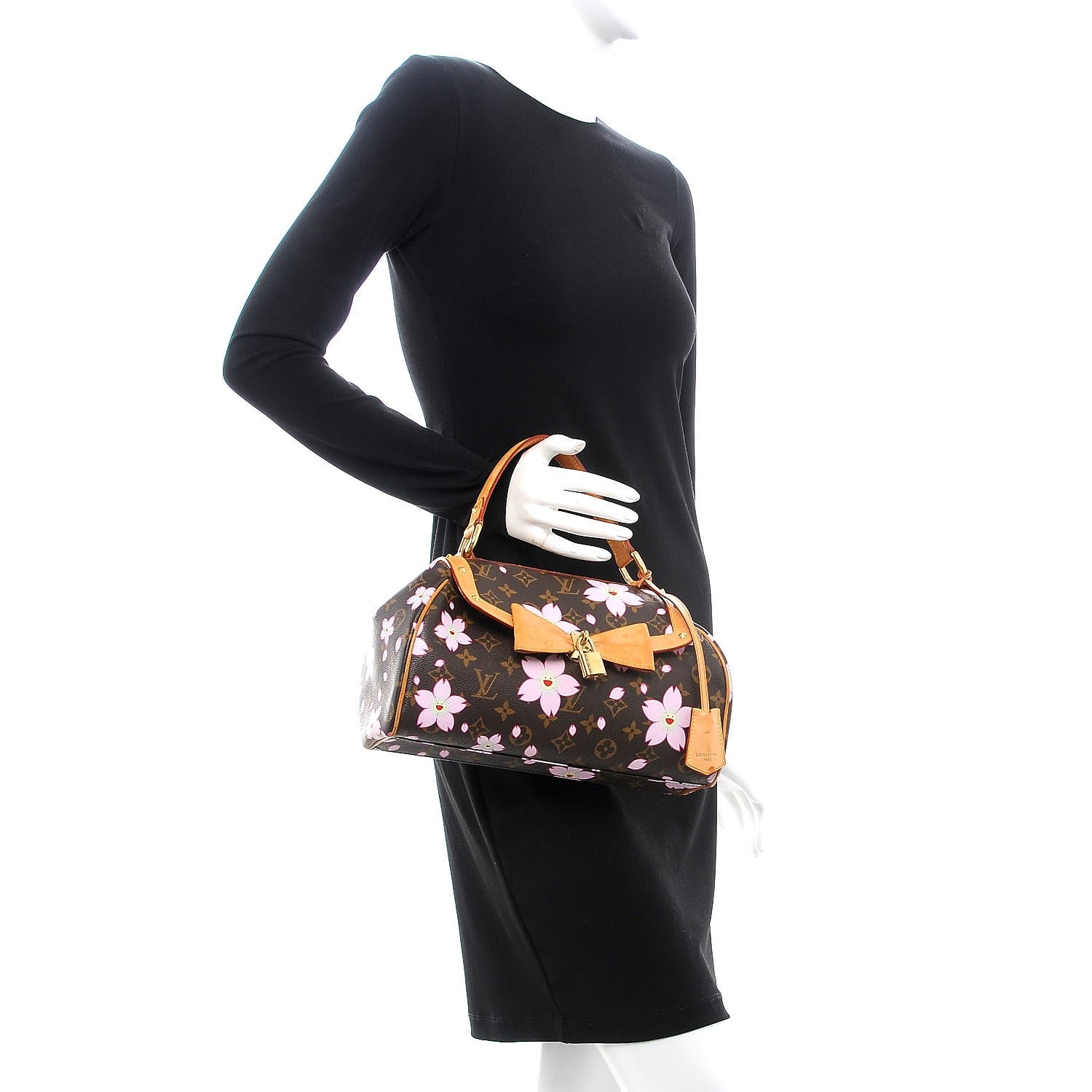 Louis Vuitton Monogram Cherry Blossom Sac Retro Bag Brown 2 of 18