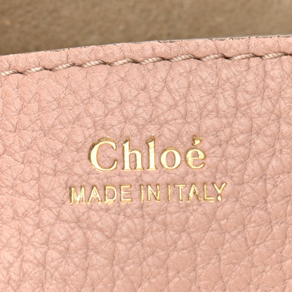 Chloe Grained Lambskin Mini Drew Shoulder Bag Misty Rose 6 of 10